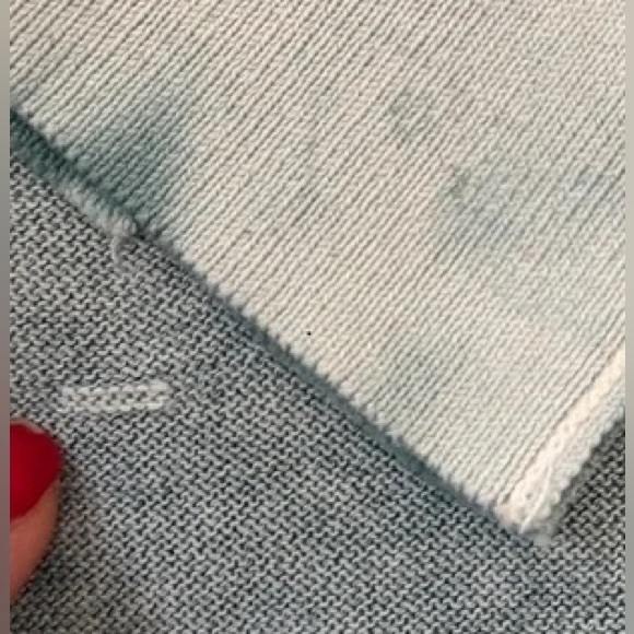 NWOT Free People We The Free Gibson V-Neck Pullover - Rainforest Combo - Picture 9 of 9